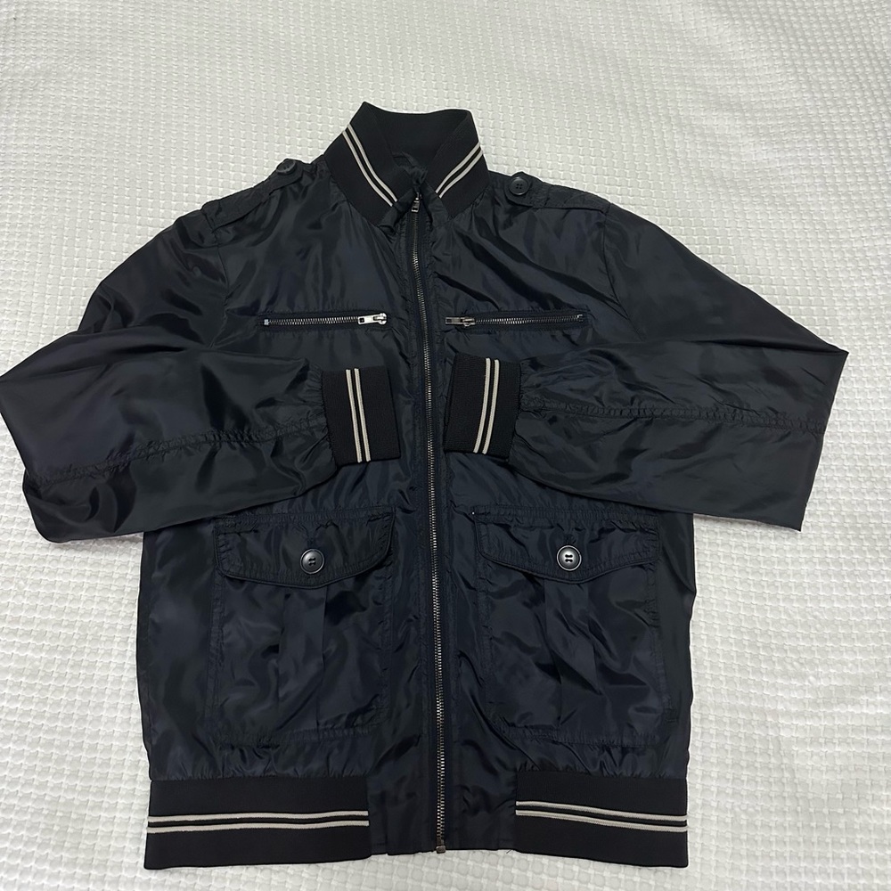 Forever 21 Mens varsity jacket. XS. Navy blue.